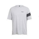 Jersey Rapha Mens Trail Technical SS - Light Grey/Black - Genetik Sport